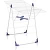 Classic 200 Flex 81408 Clothes Drying Rack, Laundry Dryer with 20m of Drying Space and Height-adjustable Wings, White