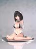 Manga artist and illustrator Shinchogen's "Black Swimsuit Maid" painted finished figure