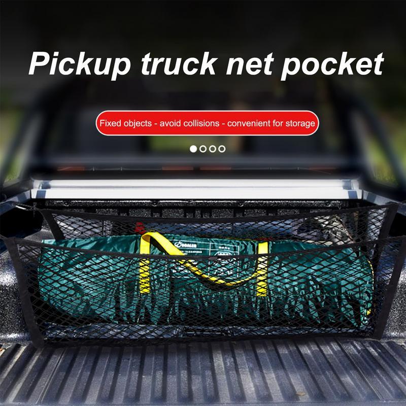 NEW Trunk Cargo Net Flexible Polyester Trunk Net Hook Fixed Universal Car Interior Accessories Multifunctional Roof Storage