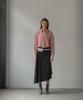 Mosyupamosyu Asymmetrical Layered Skirt [Charcoal]
