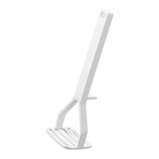 Yamazaki Jitsugyo Silicone Handle Potato Masher White Approx. W6 x D5 x H20cm Tower Dishwasher Safe Kitchen Tool 6360