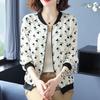 Snow White Mickey Print Versatile Summer Sun Protection Loose Baseball Jacket with Long Sleeves