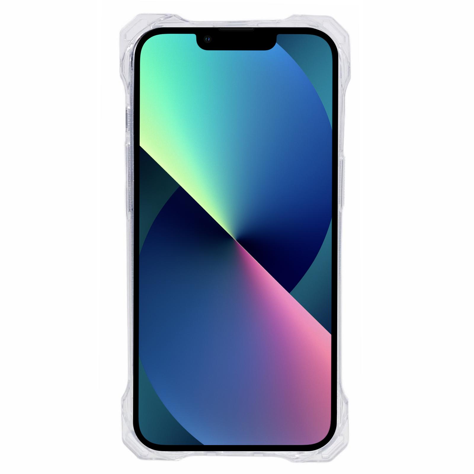 

For iPhone 13 6.1 inch Slim Case Anti-Drop TPU+Acrylic Phone Cover Transparent