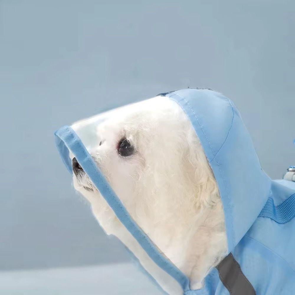 Waterproof Dog Rain Cloak All-inclusive Pet Rain Jacket Windbreaker Small Dog Clothes  Corgi