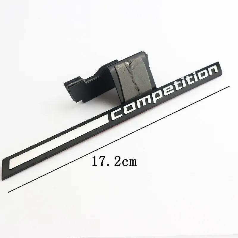 3D ABS Car Trunk Emblem COMPETITION Bar Underlined Emblem for BMW M2 M3 M4 M5 M6 M8 X2M X3M X4M X5M X6M X7M Badges Sticker
