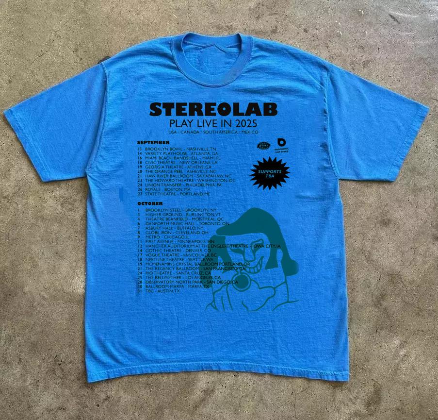 

New Stereolab Tour 2025 Gift For Fan S to 5XL Tshirt QT638 Unisex T-Shirt M