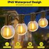 Warm White Led String Lights G40 Outdoor Camping Waterproof Eu Us Plug