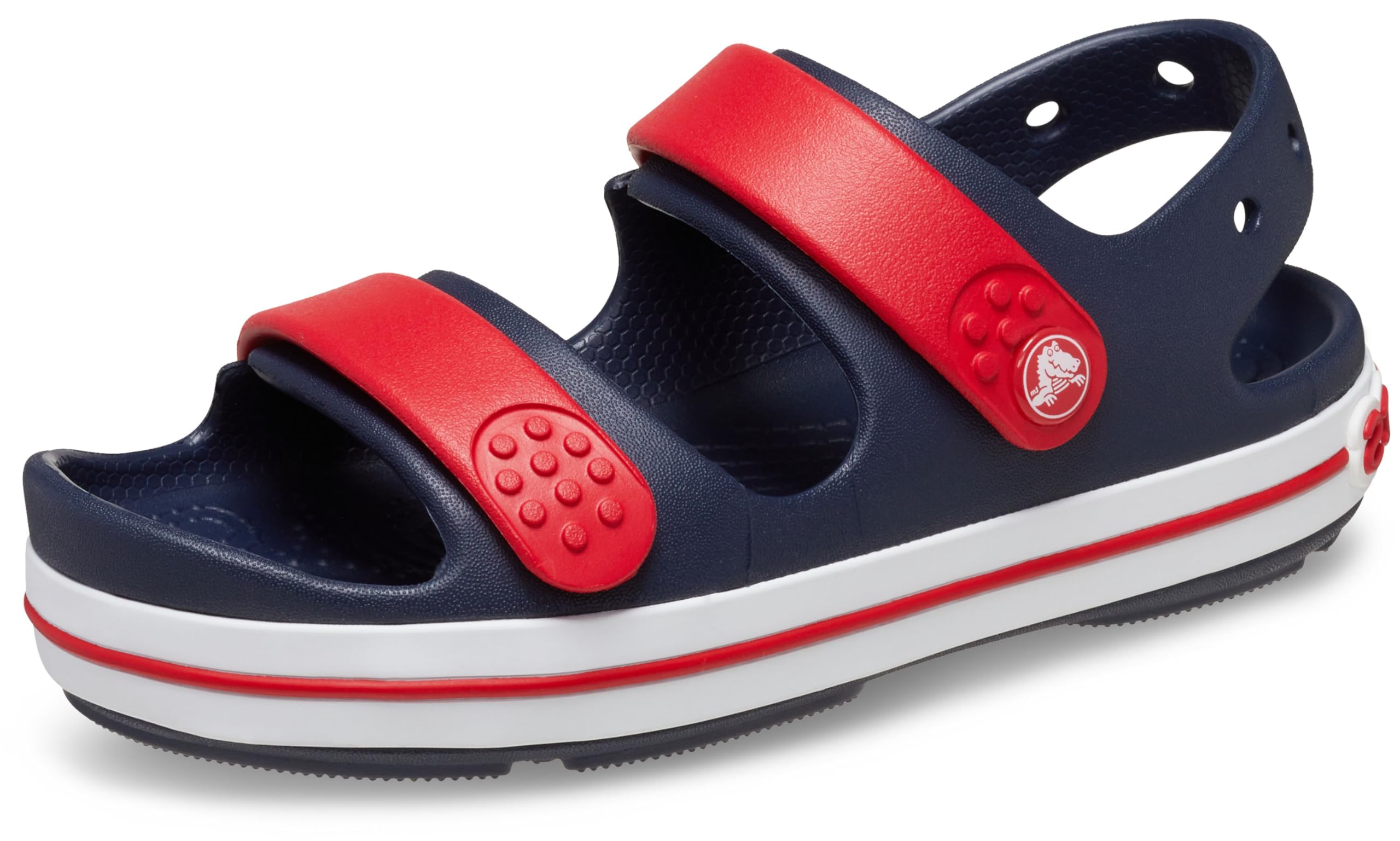 

Crocs Toddler Cruiser 14cm Crocband™ Sandals, Navy/Varsity Red,
