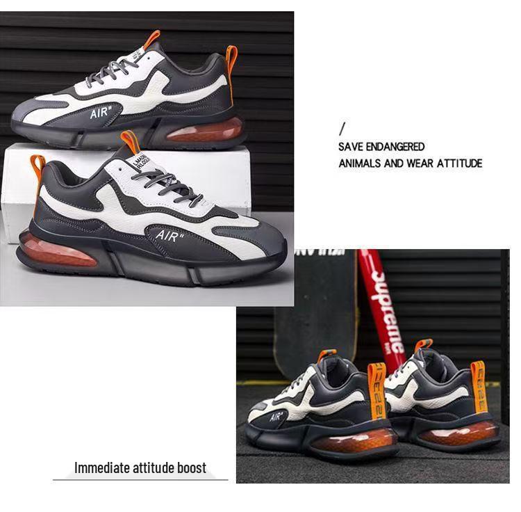 Spring & Autumn Unisex Trendy Dad Shoes - Soft Sole, Wear-Resistant, Versatile Casual Sneakers