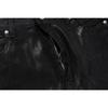 ZYLLO Streetwear Black Wax Leather Strecth Jeans for Men Ropa Hombre Baggy Y2k Flare Pants Oversized Straight Denim Trousers