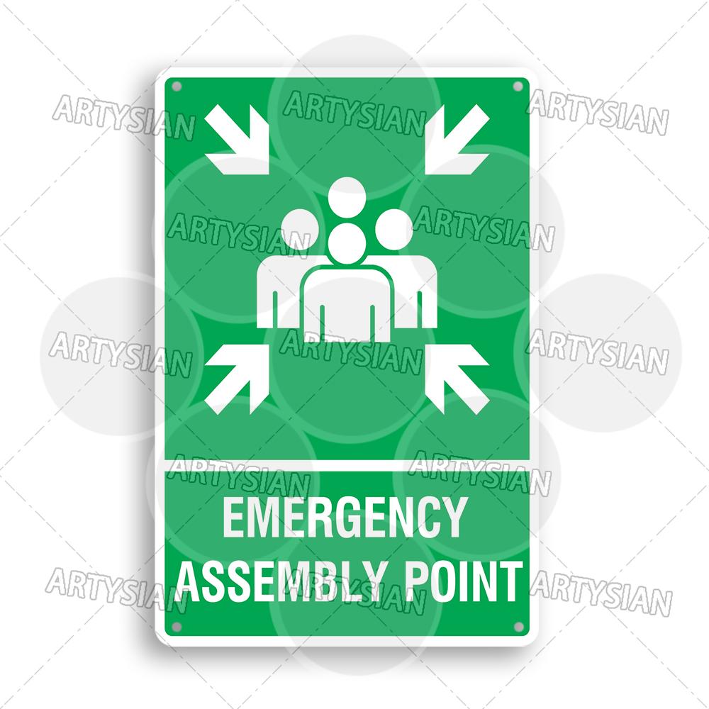 Fire Safety Metal Sign Flammable Warning Emergency Exit Escape Alarm Extinguisher Instruction Signage Assembly Hose Reel Plaque