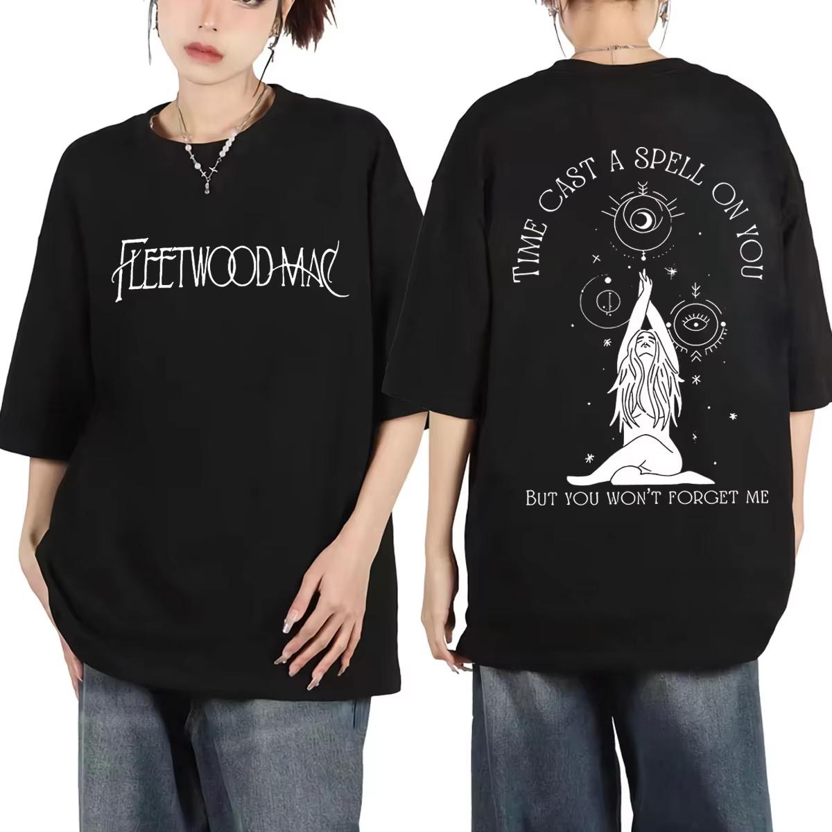 2026 Summer New Model Fleetwood Mack HighQuality Comfortable Unisexs Roundneck Printed Tshirt M