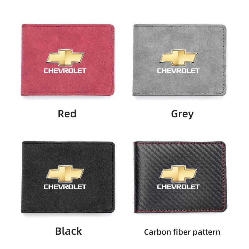 Führerschein-Tasche Lederhülle Ausweishalter Für Chevrolet Corvette Montana TrailBlazer Silverado Traverse Camaro Suburba