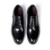 Men's Classic Style Genuine Leather Wingtip Oxfords Lace-Up Dress Shoes for Business Office Wedding Party Formal Footwear