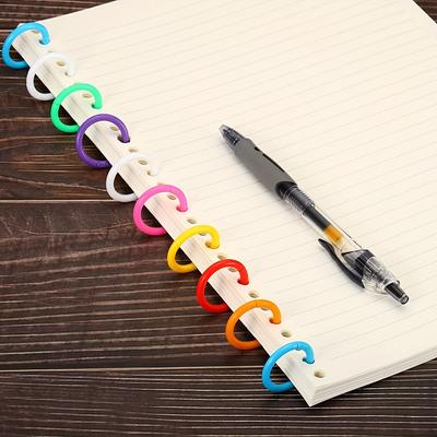 10/25pcs Binder Ring Plastic For Book DIY Scrapbook Notebook Photo Album