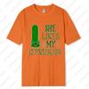 Saint Patricks Day Couple Tee Fun Festival Graphic Simple Style Oneck Printed Unisex Cotton Tshirt Man Women Lovers Clothes