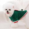 Dog clothes Christmas day two-legged elk fleece jacket teddy bear cat two-legged pet festive new year clothing