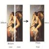 Renaissance Neoclassical Love God First Kiss Door Stickers Decorative Sticker Self-adhesive Waterproof Relief Wallpaper Mural Decor