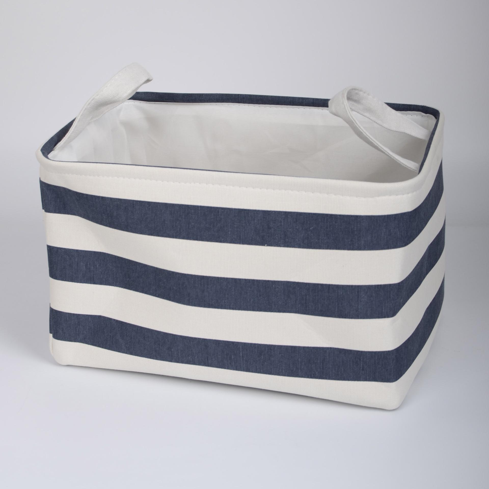 

Simple Modern Canvas Desktop Storage Basket 38x26x22 cm