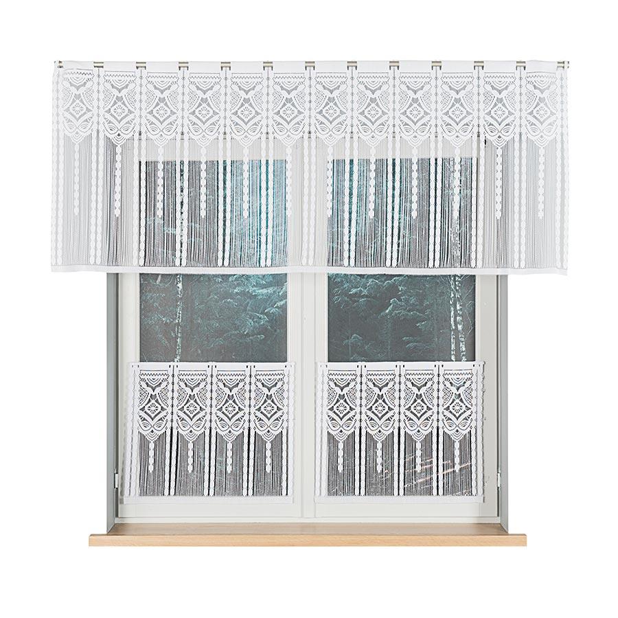 INARA - Ready-made curtain - 180x75 cm - white
