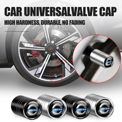 4pcs Metal Wheel Tire Valve Air Stem Cap Covers For R Design Xc60 V60 S60 V40 V50 S40 S80 C30 Xc40 Xc70