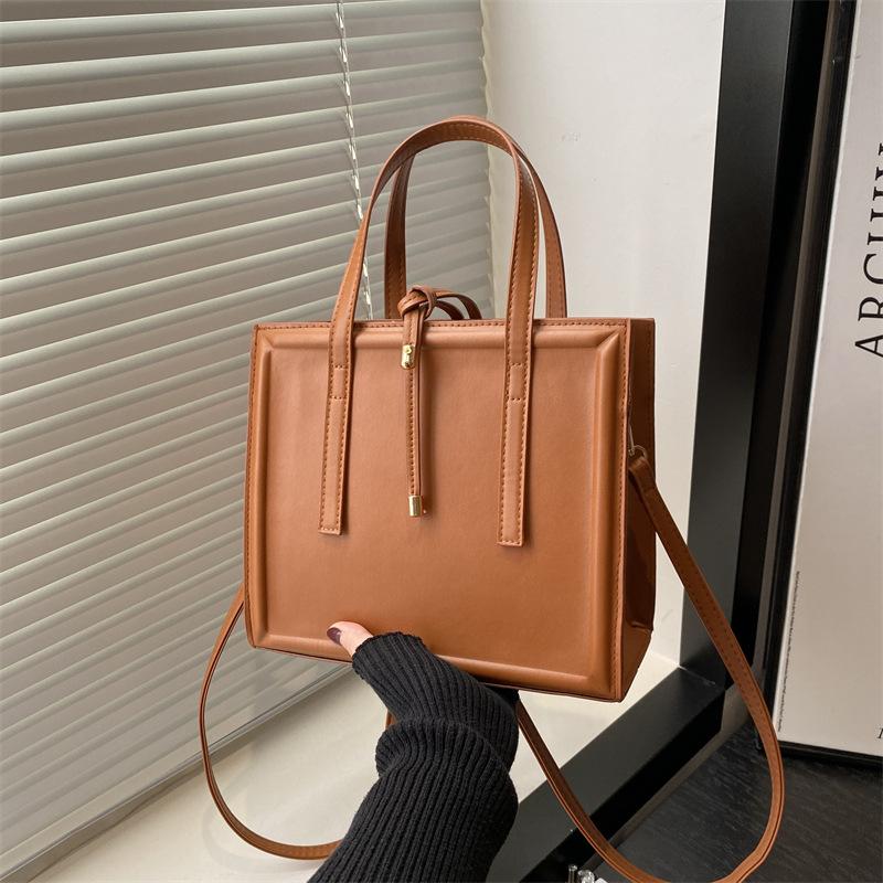 Urban simple shoulder bag small fresh fashion elegant messenger bag personality large capacity handbag women