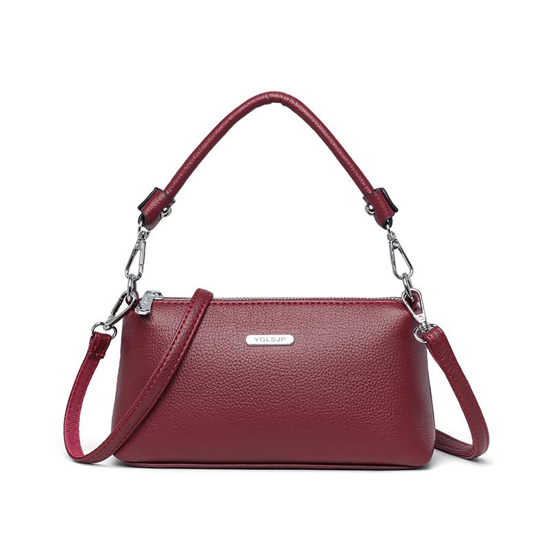 Simple Women's Messenger Bag, Casual Crossbody Bag, Fashionable Shoulder Bag, Soft PU Leather Handbag, Suitable for Daily Use and Shopping