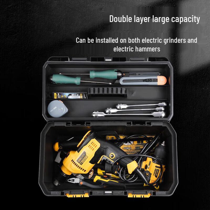 Deli 15-inch Portable Tool Box