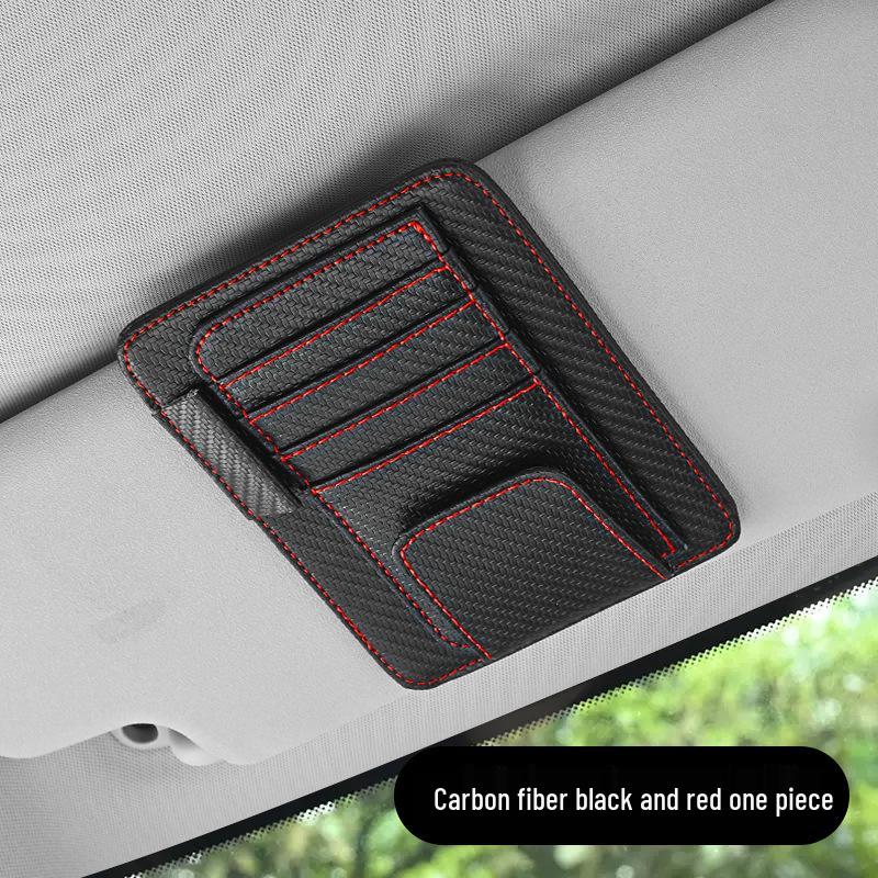 Car Sun Visor Glasses Clip and Card Holder