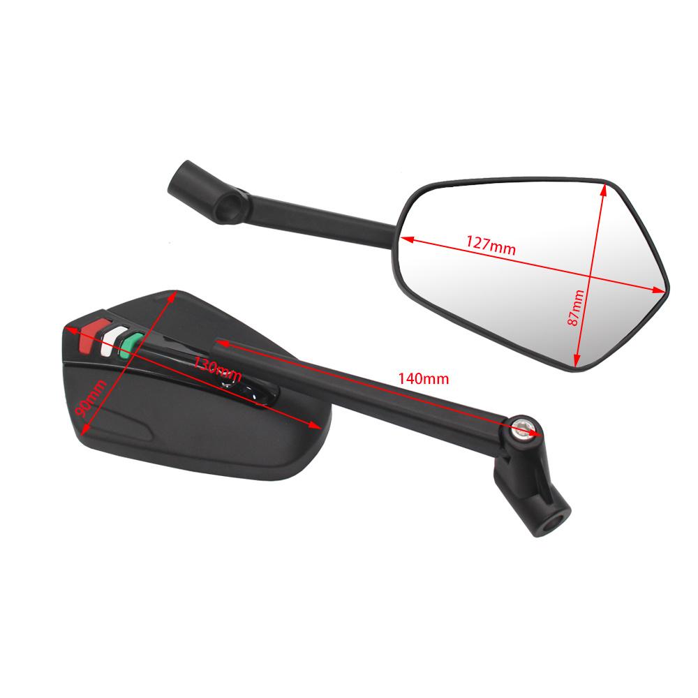 Motorcycle Aluminium Alloy Rearview Side Mirrors  for Honda Kawasaki Suzuki Yamaha 2023 New Style