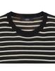 LAFELSORTOF Striped Round Neck Knit Top