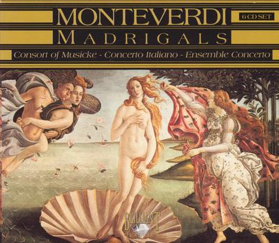 CD CLAUDIO MONTEVERDI - Madrigals 99710 Brilliant Class 2004 Netherland Classical Used