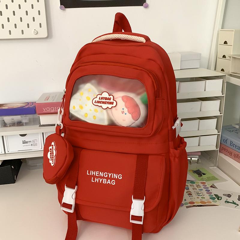 School Bag Children, Primary School Students, Girls, Junior High School Students, College Students, Large-capacity Two-piece Backpack,