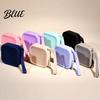 Small Silicone Coin Purse Pouch with Zipper And Wrist Strap Square Shockproof Durable Change for Kids Storage Bag Lightweight Compact Headphones