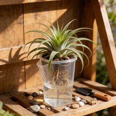 Self Watering Plant Pots Mini Translucent Plastic Planters Plant Propagation Pot with Reservoir for Seedlings Cuttings Alocasia African Violets Hoya