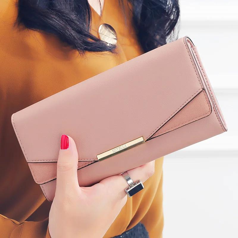 Women's Envelope Wallet High Quality Clutch Purse Large Capacity Mobile Money Card Holder Women's Advanced Long Money Clip