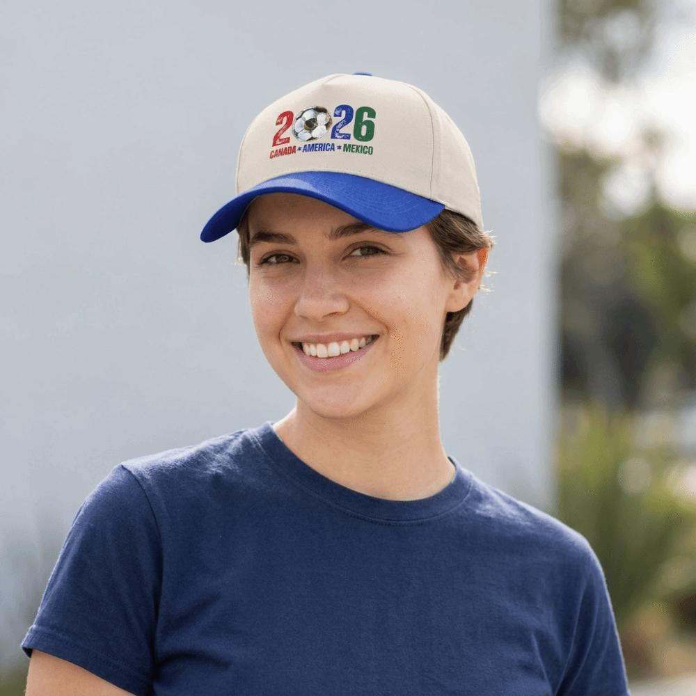 Color-Blocked Breathable Peaked Cap Sun Protection Running Sun Caps Soccer Baseball Cap  Sports