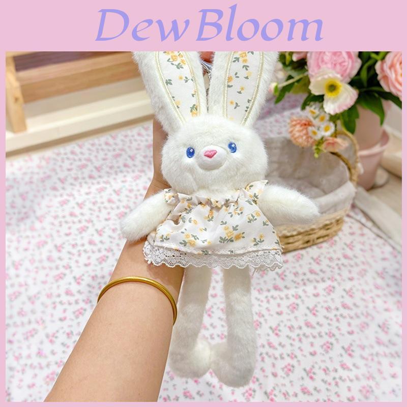 Jinnew Floral Dress Plush Bunny Keychain With Cute Design For Gift And Accessories