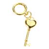 Fashionable Couple Keychain Personalized Heart Lock Pendant Keyring Jewelry for Fashion Enthusiasts Elegant Bag Charm