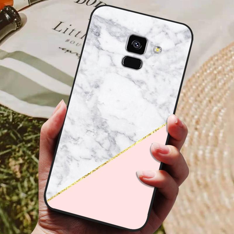 For Samsung Galaxy A8 2018 A530 A530F Case Silicon Soft TPU Phone Cover For Samsung A8 Plus 2018 A730 A730F Case Black Coques