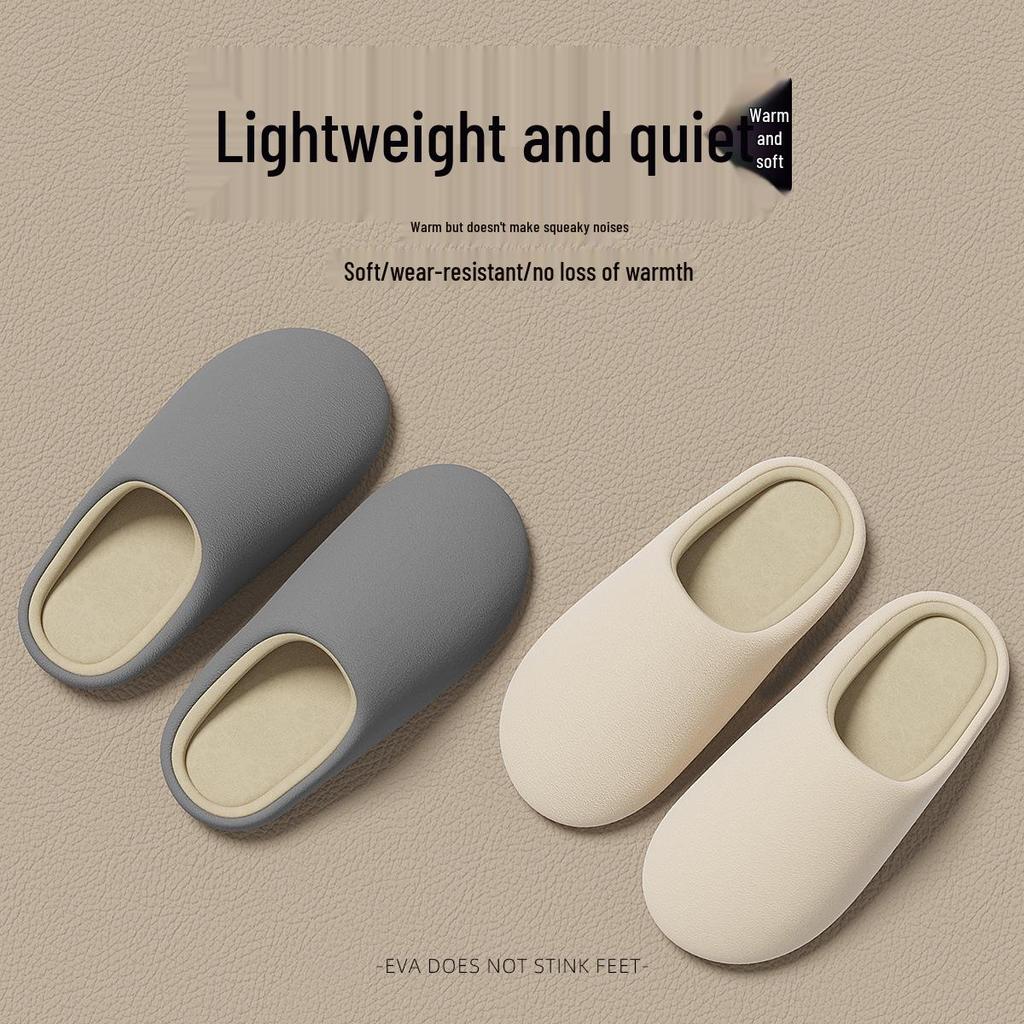 Japanska Bomulls Innetofflor - Dam- & Herrtofflor Halkfria, Tåslutna för Höst & Vinter