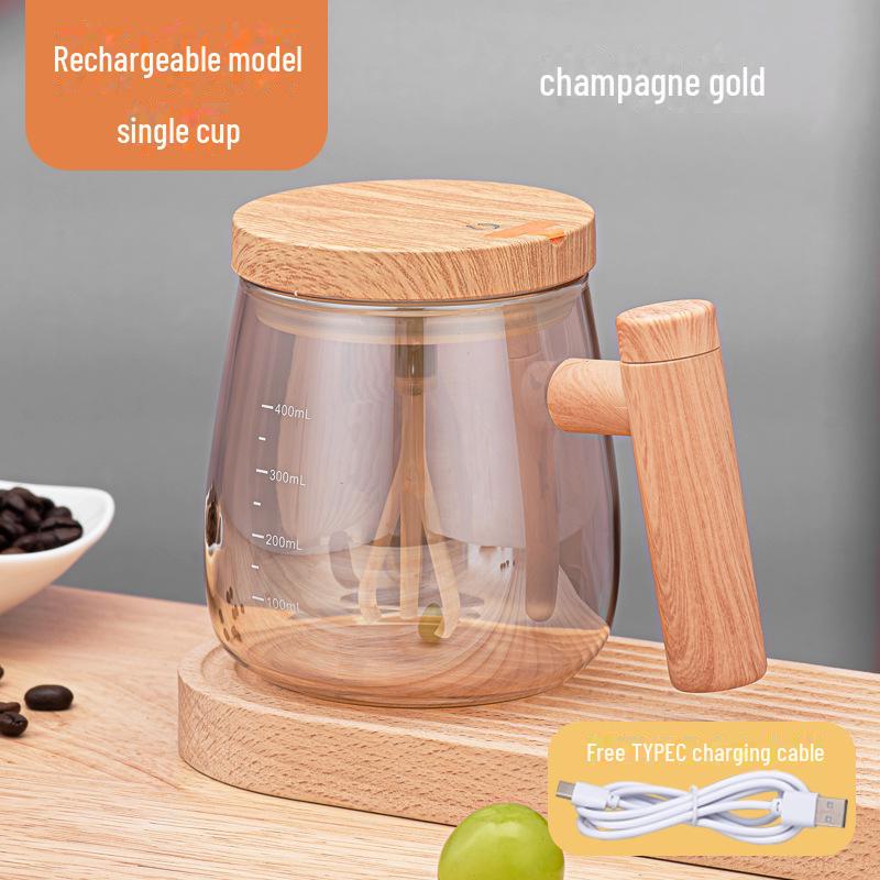 Electric Magnetic Stirring Coffee Cup - Portable, Rechargeable, and Easy To Use
