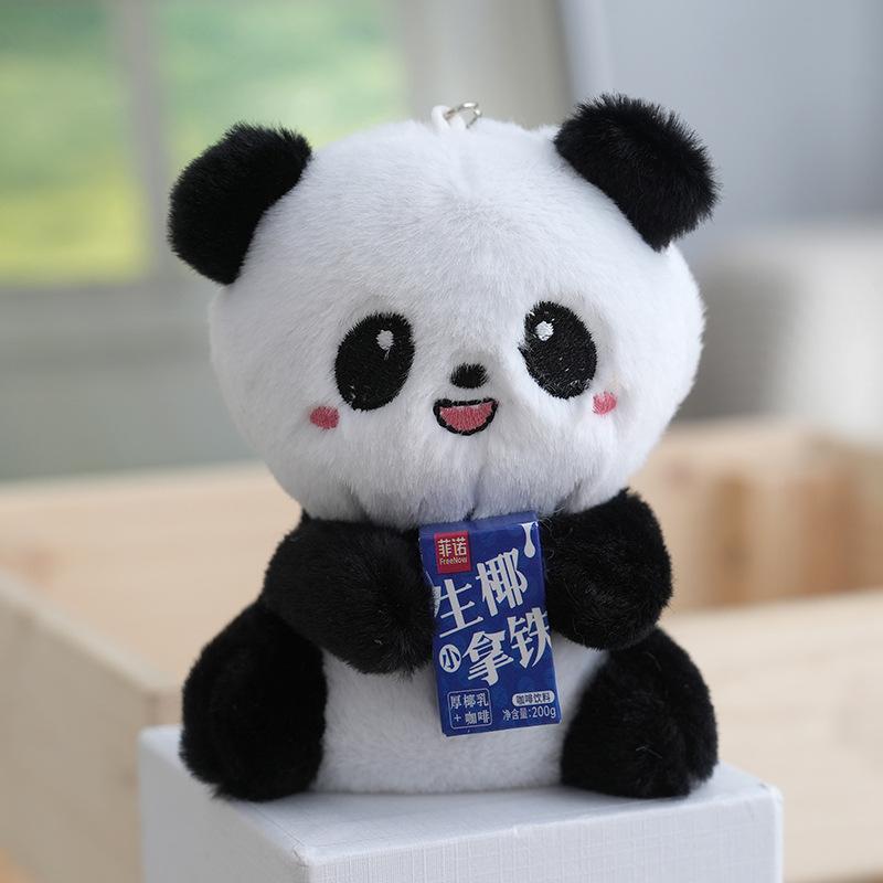 

Plush Lovely Panda Stuffed Animal Pp Cotton Realistic Cartoon Doll синій