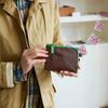 Hobonichi Bob Foundation Hoppin Pouch Flat Brown W Mini Japan