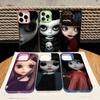 Dark Cute Girl Doll Phone Case For IPhone 17 16 15 14 13 Pro 12 11 Pro Max PLUS Color Back Cover
