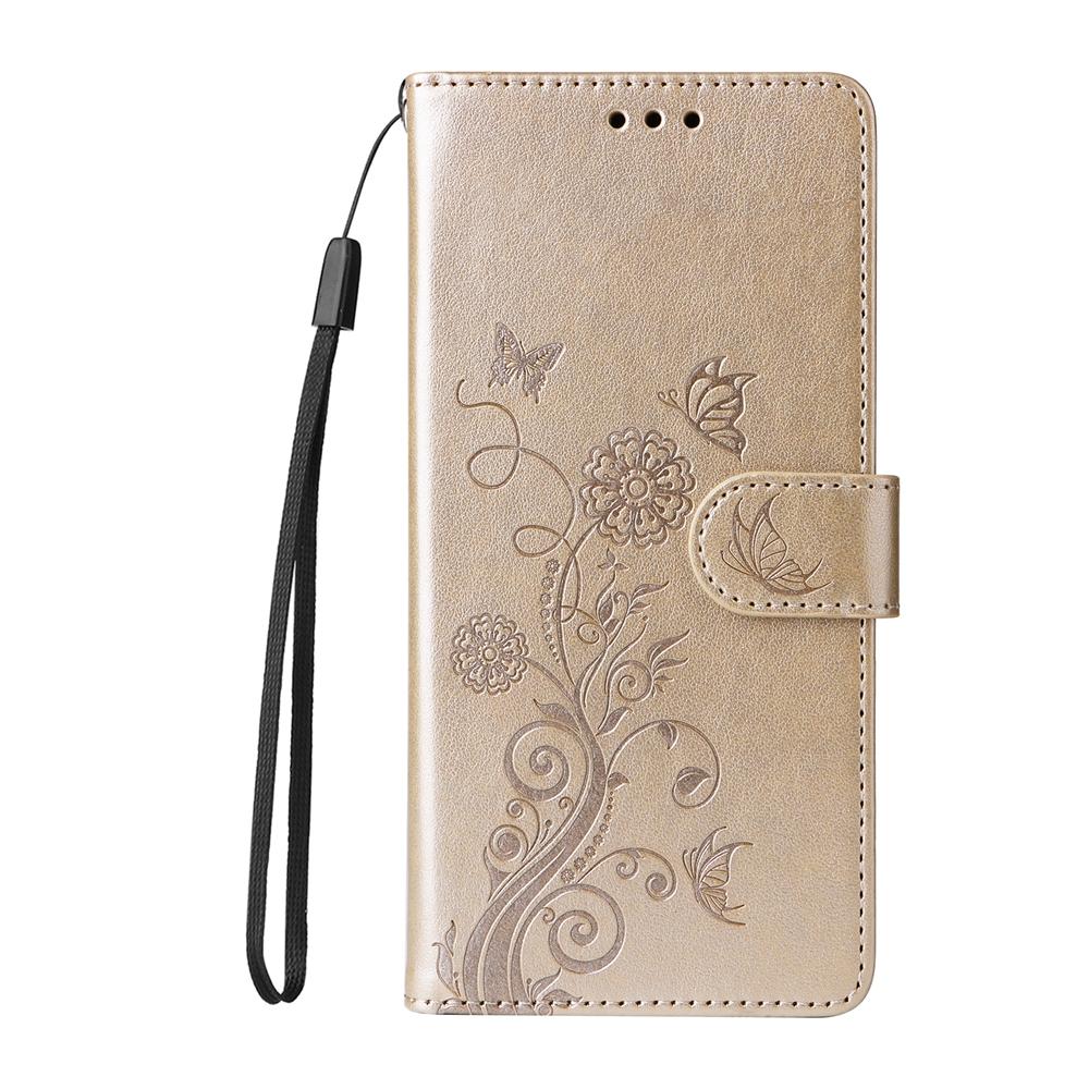 Magnetic Leather Wallet Flip Case for Xiaomi Redmi Note 15 Pro Plus 4G 5G Phone Book Kickstand Cover Embossed Flower Butterfly