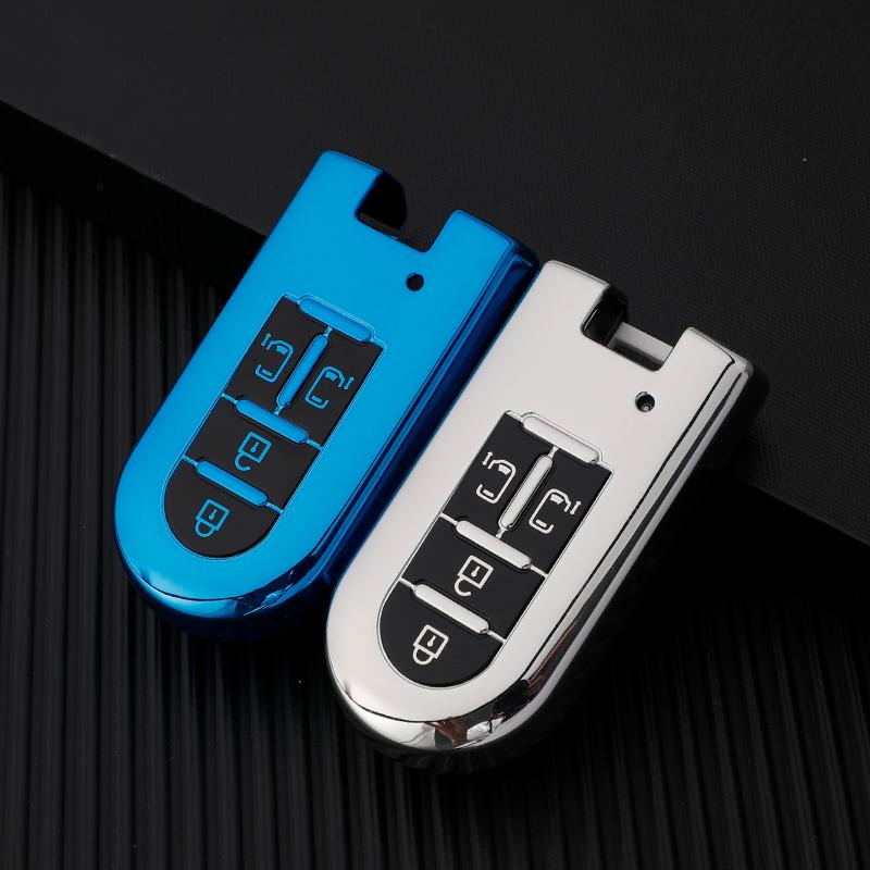 TPU Remote Key Case Cover Shell Fob Protector For TOYOTA ROOMY TANK for DAIHATSU LA600S LA610S LA150S MOVE 2015 - 2019