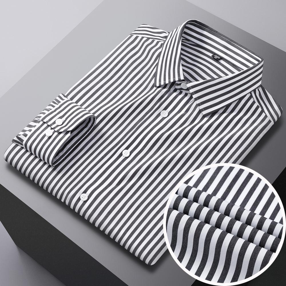 

Мужская рубашка из 100% хлопка, не требующая глажки, с цветными блоками и вертикальной полоской, без кармана, удобные повседневные универсальные рубашки на пуговицах 39 чёрный