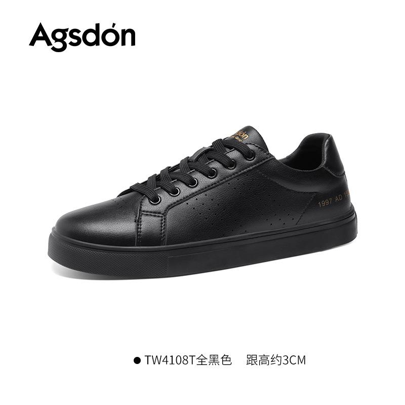 

Spring men s shoes 2025 new youth white board shoes soft-soled white shoes men s summer breathable casual leather shoes 44