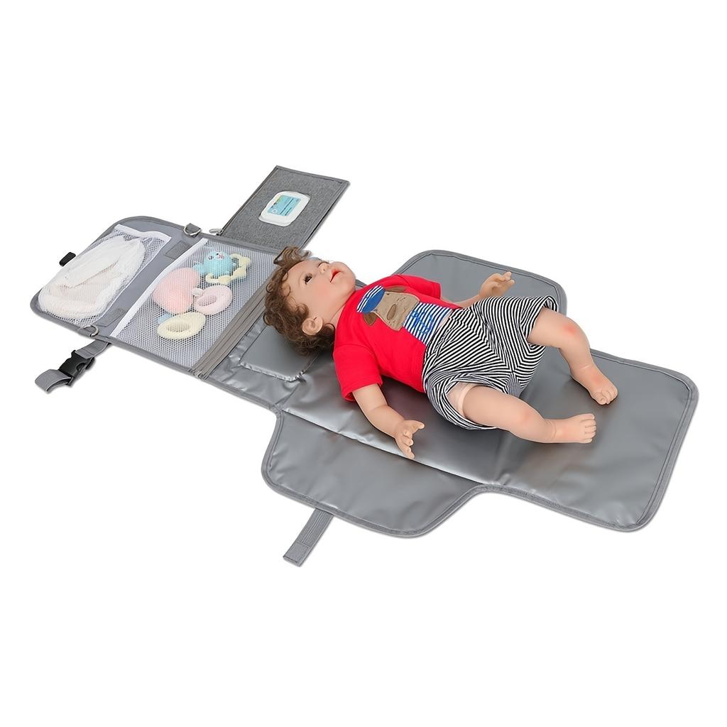 Aufbewahrungstasche für Kinderwagen und Windeltasche, Wickelunterlage, Hängekorb für Kinderwagen, Urinalunterlage, multifunktional